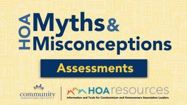 HOA Myths & Misconceptions: Assessments