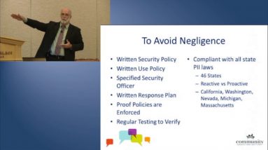 Community Association Security Policies - Part 5 - Hackers and Thieves