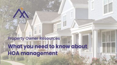 How does a Property Management Company work with an HOA?