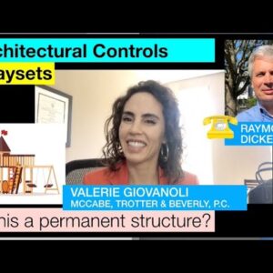 Homeowner and community association playsets and architectural controls.