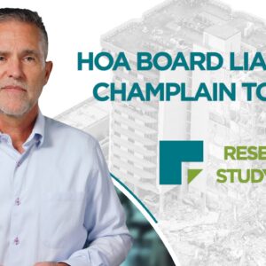 HOA Board Liability & Champlain Towers | Reserve Study Tips | Association Reserves