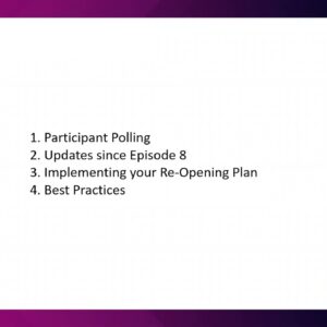 Combating COVID-19 In Your Community Association Episode 9