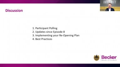 Combating COVID-19 In Your Community Association Episode 9