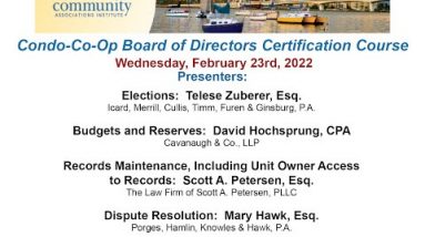CAI Condo Co Op Board Cert Feb 2022