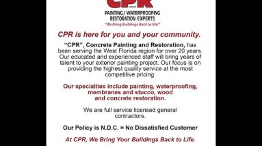 Concrete Painting & Restoration, LLC 2022 Diamond Sponsor Spotlight!