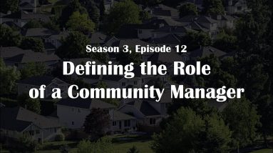 Defining the Role of a Community Manager