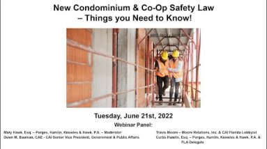 New Condo and Co Op Safety Laws 2022