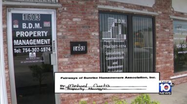 Residents of several communities express outrage with same property management company