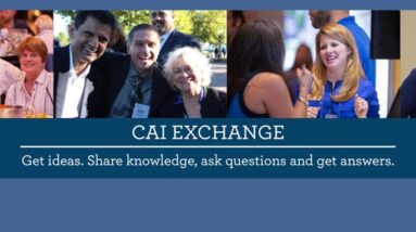 How to change your email preferences on CAI's Exchange