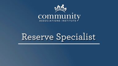 CAI Designations - Reserve Specialist