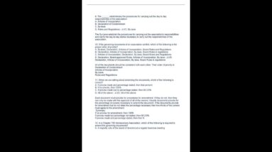 FLORIDA CAM LICENSE EXAM QUESTIONS 100 QUESTIONS WITH 100 CORRECT ANSWERS
