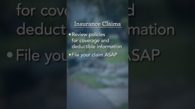 Filing Insurance Claims After Natural Disasters