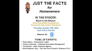 JUST THE FACTS for Homeowners