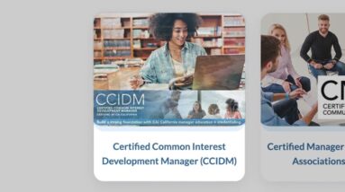 Certified Common Interest Development Manager (CCIDM)