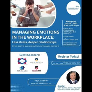 Managing Emotions in the Workplace - CAI Business Partner & Manager Education Committees