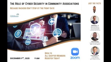 JUST THE FACTS: The Role of Cyber Security in Community Associations