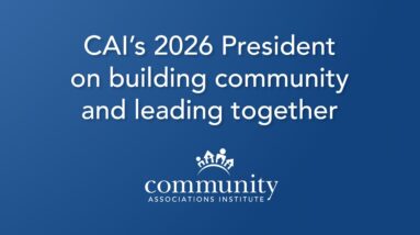 CAI's 2026 President on Building Community and Leading Together