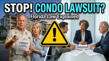 Before You Sue Your Condo…Watch This (Florida Law Explained) - Airing 5/3/26)